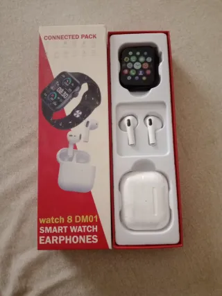 Smartwatch DM01 con Auriculares
