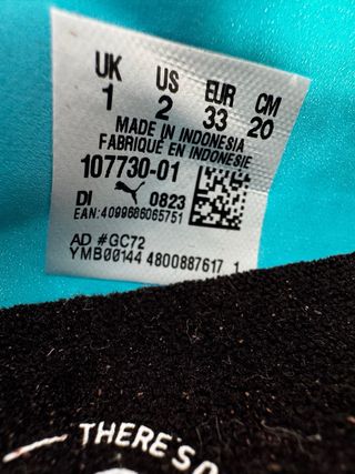 Botas de fútbol Puma niño 33