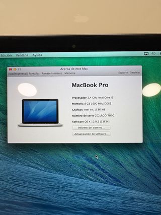 MacBook Pro Retina 13 A1502 Gris Espacial