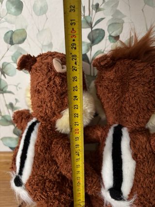 Lote 2 Peluches Chip y Dale