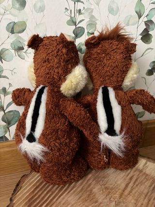 Lote 2 Peluches Chip y Dale