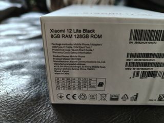 Xiaomi 12 Lite Nero