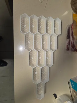 Organizador hexagonal para coches