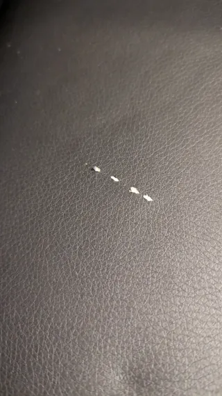 Sillón reclinable piel sintética negro