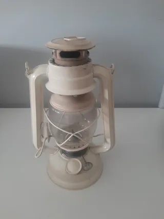 Lámpara de quemar, aceite vintage