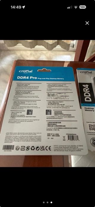 2x16GB DDR4 3200MT/s RAM (64GB Total)