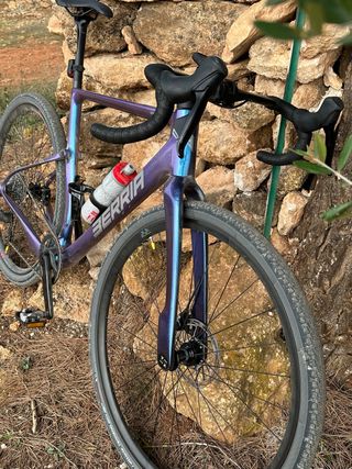 Bicicleta Gravel Berria Morado/Azul. Talla L