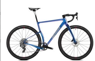 Bicicleta Gravel Berria Morado/Azul. Talla L