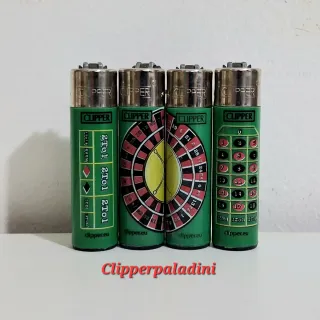 Accendini Clipper Set Casinò Roulette Medium