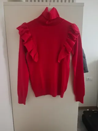 Jersey rojo con volantes "sin marca"