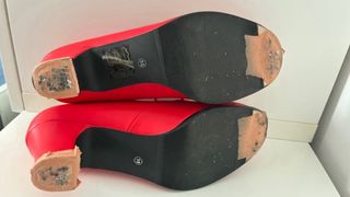 Zapatos Flamenco El Rocio Rojos