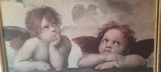 Cuadro Ángeles Capilla Sixtina