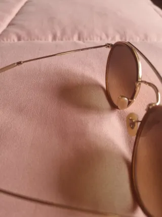 Gafas Ray Ban Redondas Doradas Rosas