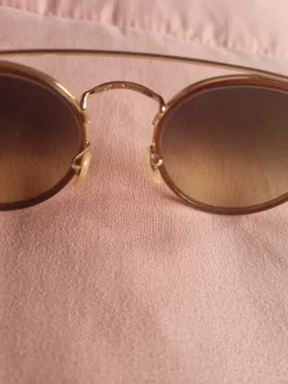 Gafas Ray Ban Redondas Doradas Rosas