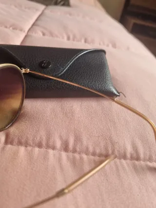 Gafas Ray Ban Redondas Doradas Rosas
