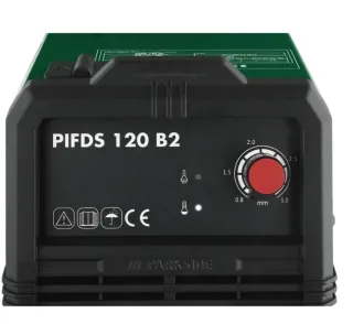 Soldador Parkside Inverter 120A Hilo Tubular