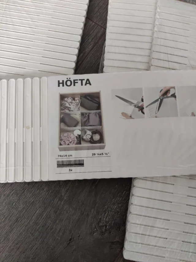 Separadores Ikea HOFTA Blanco