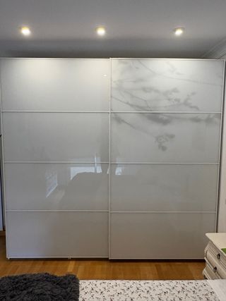 Armario puertas correderas cristal