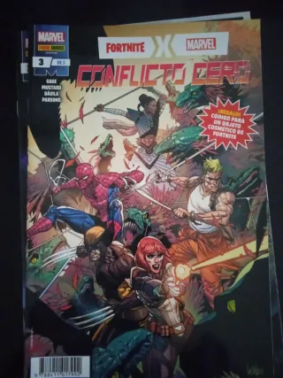 Lote comics conflicto cero Marvel