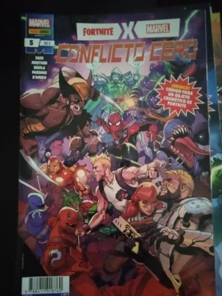 Lote comics conflicto cero Marvel