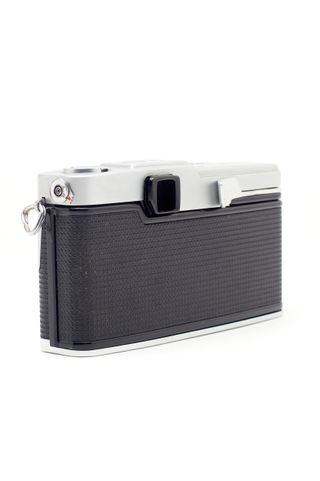 Cámara Olympus PEN-FT Plata y Negra