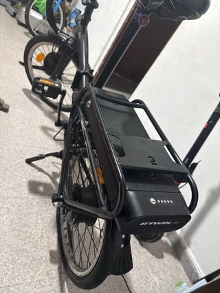 Bicicleta Eléctrica Plegable Negra