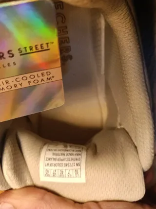 Zapatillas Skechers beige talla 38