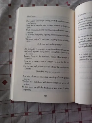 El cuervo y otros poemas: Antología poética bil...