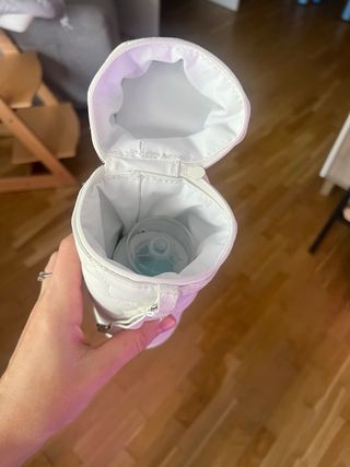 Termo biberón Tuc Tuc blanco estrellas