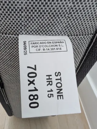 Colchón Sonno mattress 70x180