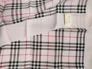 Pañuelo rosa cuadros escoceses