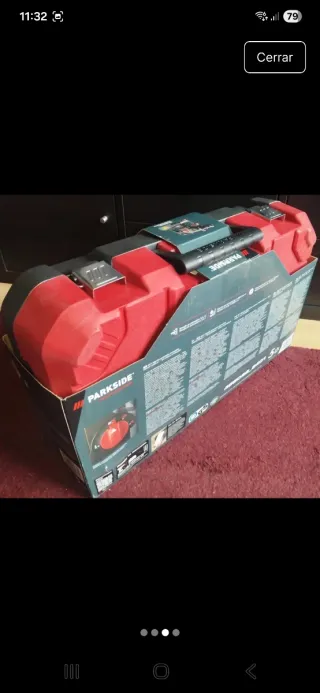 Martillo Perforador 20V Maletín,bateria y cargador