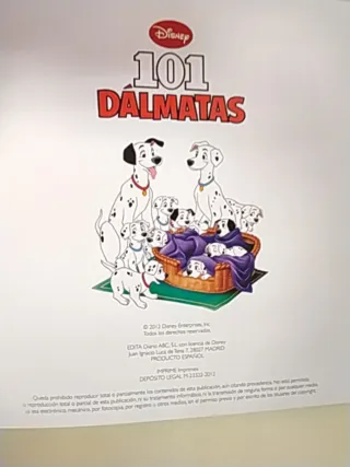 101 Dálmatas Libro + Audiocuento ABC/Disney