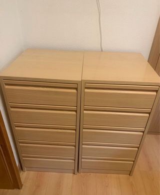 Cajoneras 5 cajones madera