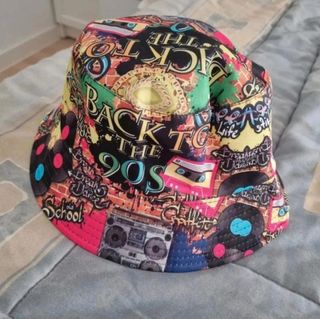 Cappello bucket anni '90 multicolor