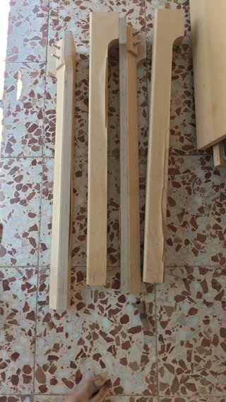 Mesa extensible de madera