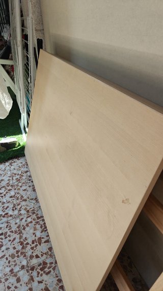Mesa extensible de madera