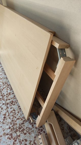 Mesa extensible de madera