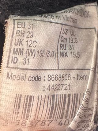 Botas de fútbol Kipsta Agility 100 Talla 31