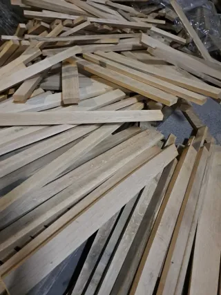 Sacos de leña de roble