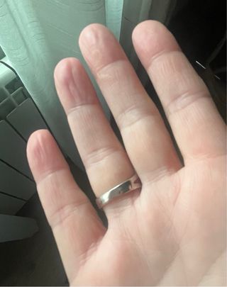 Anillo de ámbar natural. T: 14. Nuevo