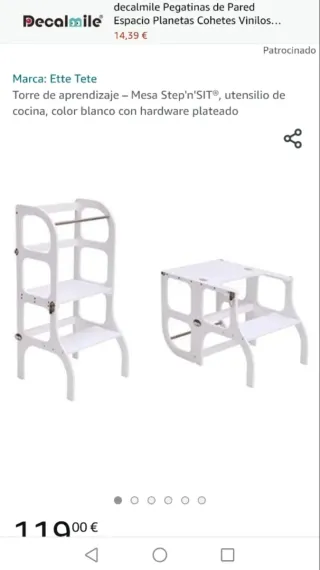 Torre de aprendizaje y escritorio