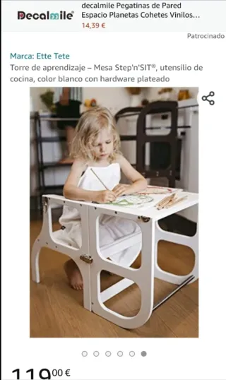 Torre de aprendizaje y escritorio