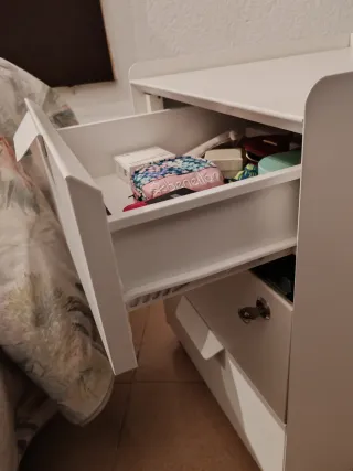 Cajonera IKEA Trotten Metal Blanco