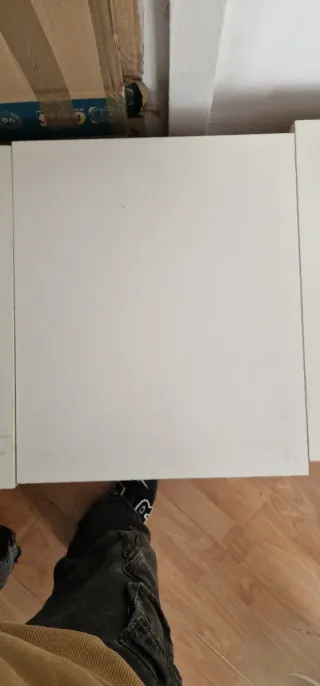 4 cómodas Malm de 2 cajones blancas