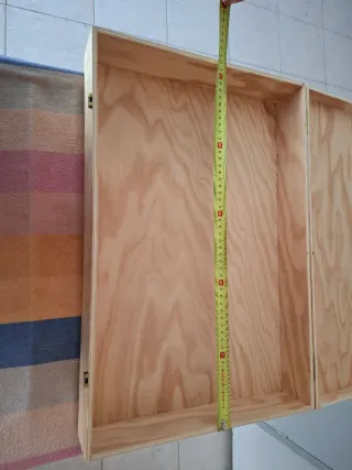 Cassetta maxi in legno porta oggetti