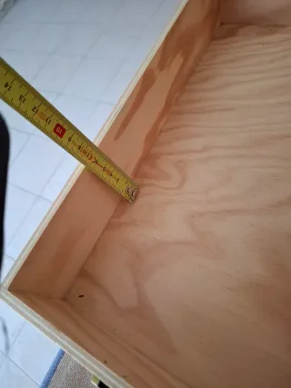 Cassetta maxi in legno porta oggetti