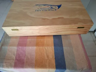 Cassetta maxi in legno porta oggetti