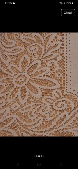 Copriletto vintage beige