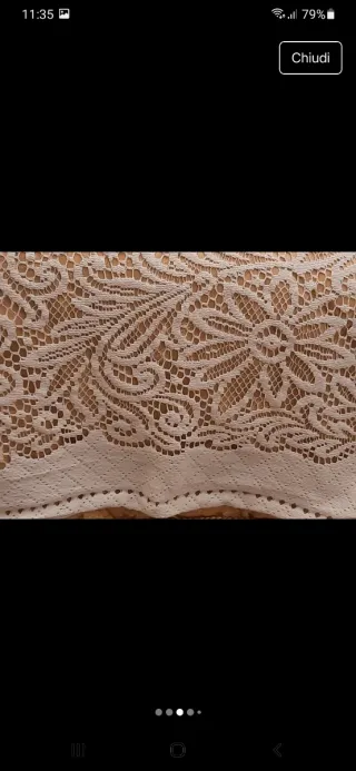 Copriletto vintage beige